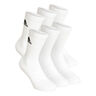 Crew Sportswear Ankle Chaussettes De Sport Pack De 6-Blanc,Noir