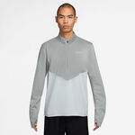 V&ecirc;tements Nike Nike Pacer Winterized Half-Zip Maillot de course Hommes - gris, argent
