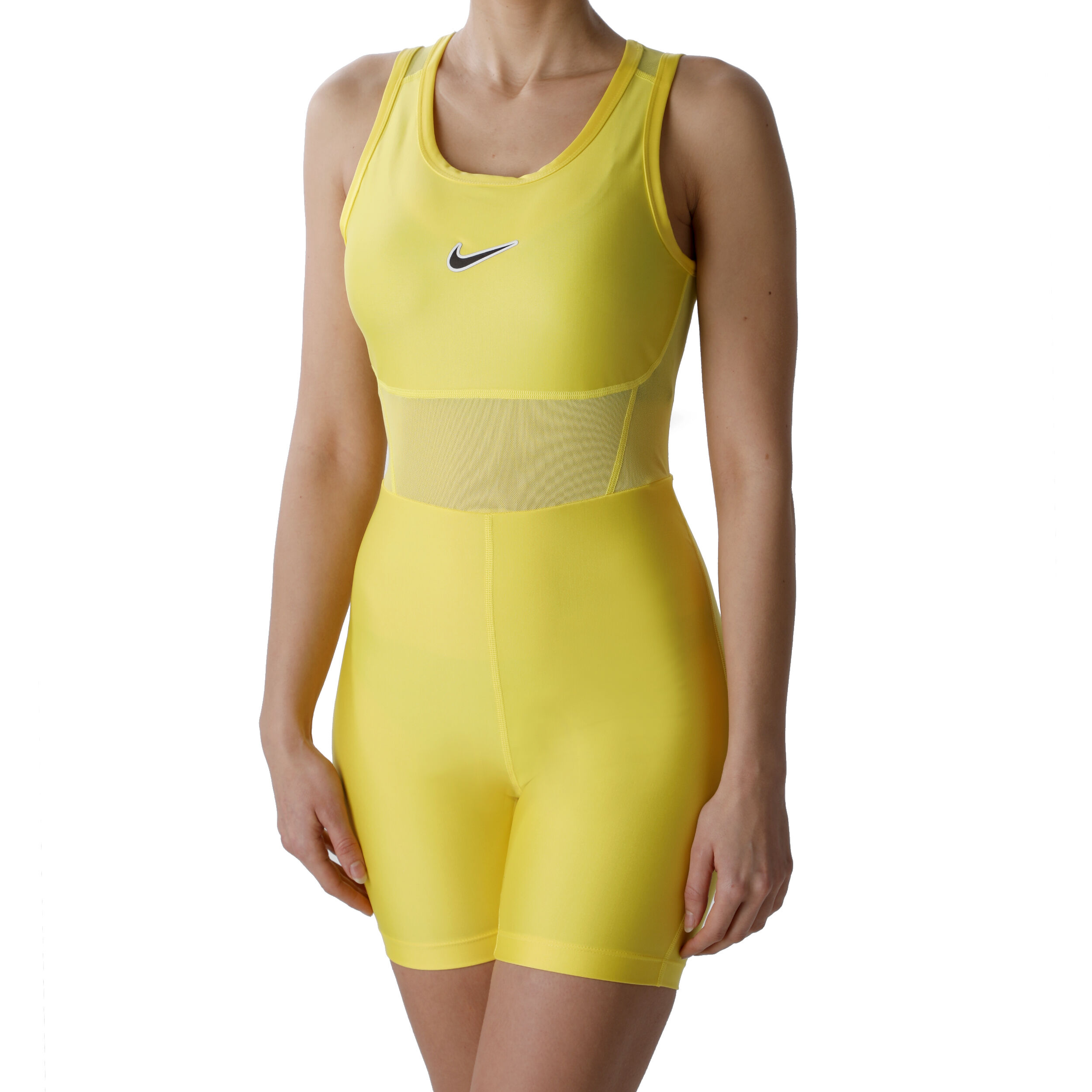 Buy Nike Court Combinaison Jumpsuit Femmes Jaune Noir online Tennis Point BE