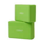 Accessoires fitness TOOLZ TOOLZ Yoga Block-2pcs (made Of EVA Foam) Tapis De Yoga-Vert