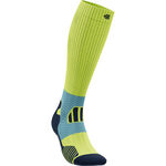V&ecirc;tements de running Bauerfeind Bauerfeind Trail Run Compression Chaussettes De Compression Hommes-Vert
