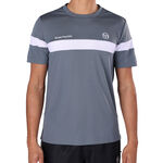 V&ecirc;tements de tennis Sergio Tacchini Sergio Tacchini Leone T-shirt Hommes - gris, blanc
