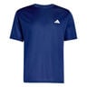 Basic T-shirt Hommes-bleu fonc&eacute;