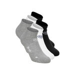 Vêtements De Tennis BIDI BADU No Party XXL No Show Move Socks 6 Pack - black