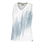 V&ecirc;tements HEAD HEAD Performance D&eacute;bardeur Tank Top Femmes-Blanc,Bleu Fonc&eacute;