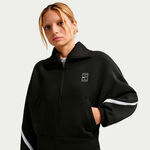 V&ecirc;tements de tennis Nike Nike Court Dri-Fit Advantage  Veste de surv&ecirc;tement Femmes-noir