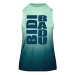 V&ecirc;tements BIDI BADU BIDI BADU Forza Crura Move Printed D&eacute;bardeur Tank Top Femmes-Mint, Bleu Petrol