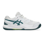 Chaussures de tennis ASICS ASICS GEL-DEDICATE 8 GS Chaussures toutes surfaces Enfants-blanc, gris