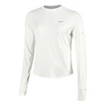 V&ecirc;tements Nike Nike Swift Longsleeve Maillot de course Femmes-cr&egrave;me