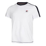 Vêtements Fila Fila Elias T-shirt Hommes-Blanc,Bleu Foncé
