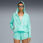 V&ecirc;tements Puma Puma Velocity AOP Woven Veste Running Femmes-Vert