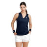 Crew 2.0 V-Neck D&eacute;bardeur tank top Femmes-bleu fonc&eacute;