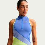 V&ecirc;tements de tennis Nike Nike Court Dri-Fit Slam  D&eacute;bardeur tank top Femmes-bleu, bleu gris