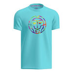 Vêtements BIDI BADU BIDI BADU Kaleido Chill T-shirt Hommes-Turquoise