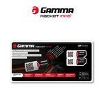 Accessoires raquettes Gamma Gamma Racket Info Autocollants String Pack De 2 Unit&eacute;s-Noir