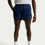 V&ecirc;tements Nike Nike Stride 5in Short de running Hommes - bleu fonc&eacute;, argent