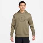 V&ecirc;tements Nike Nike Court Dri-Fit Heritage Sweat &agrave; capuche Hommes - vert olive, vert olive