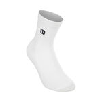 V&ecirc;tements de tennis Wilson Wilson Quarter Chaussettes de tennis Unisex-blanc, bleu fonc&eacute;