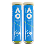 Balles De Tennis Dunlop Australian Open 2x4 PET