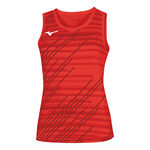 V&ecirc;tements de tennis Mizuno Mizuno Team Chiba D&eacute;bardeur tank top Femmes-rouge