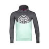 Bassem Lifestyle Sweat à capuche Garçons - gris foncé, mint