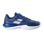Chaussures de tennis Babolat Babolat Jet Mach 3 Chaussure Terre Battue Hommes-Bleu Fonc&eacute;,Blanc