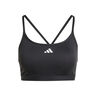 Aeroreact Training 3Stripes Soutien-gorge sport Femmes - noir