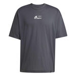 Vêtements adidas adidas GFX Glob T-shirt Hommes - gris foncé, 