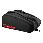Sacs De Tennis Wilson CLASH V3 15PK RACQUET BAG BLACK/Infrared
