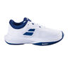 SFX 4 Chaussure Terre Battue Hommes-Blanc,Bleu Fonc&eacute;