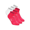 No Party XXL No Show Move Chaussettes De Tennis-Pink,Blanc