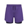 Zeroweight 5in 2in1 Short de running Hommes-violet
