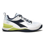Chaussures de tennis Diadora Diadora Blushield Torneo 2 Chaussure Terre Battue Hommes-Blanc,Bleu