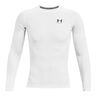 Heatgear Comp Haut Manches Longues Hommes-Blanc,Noir