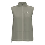 Vêtements Odlo Odlo Zeroweight Gilets De Course Femmes-Gris