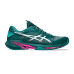 Chaussures de tennis ASICS ASICS Solution Speed FF 4 Chaussure terre battue Hommes-bleu petrol, pink