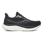 Chaussures de running Saucony Saucony Triumph 23 Wide Chaussure De Running Sans Stabilisateurs Hommes-Noir,Blanc
