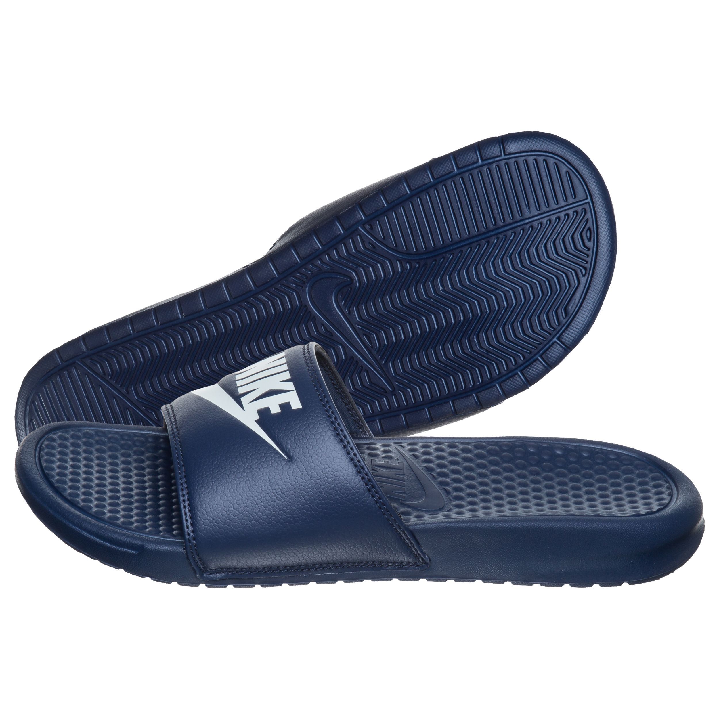 Buy Nike Benassi Just Do It Tongs Hommes Bleu Fonce Blanc online Tennis Point BE