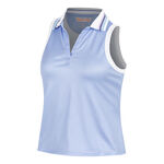 V&ecirc;tements Lucky in Love Lucky in Love Timeless Sleeveless Polo Femmes-Bleu Clair