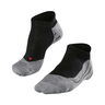 RU4 Endurance Invisible Chaussettes De Running Hommes-Noir,Gris Clair