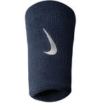 Vêtements Nike Nike Swoosh Doublewide Poignet Pack De 2 Unités-Bleu Foncé,Blanc