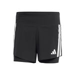 V&ecirc;tements adidas adidas Adizero 2in1 Short De Running Hommes-Noir,Blanc