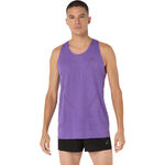 Vêtements ASICS ASICS Meatrun Maillot De Course Hommes-Violet