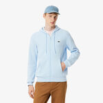Vêtements Lacoste Lacoste Core Lifestyle Zip Gilet En Coton Hommes-Bleu Clair