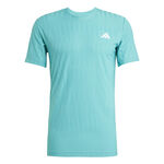 V&ecirc;tements adidas adidas Freelift T-shirt Hommes-Turquoise