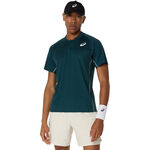 Vêtements ASICS ASICS Match Actibreeze Polo Hommes-Vert Foncé