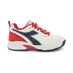 Chaussures de tennis Diadora Diadora S. Challenge 5 SL AC Chaussures toutes surfaces Enfants - blanc, rouge