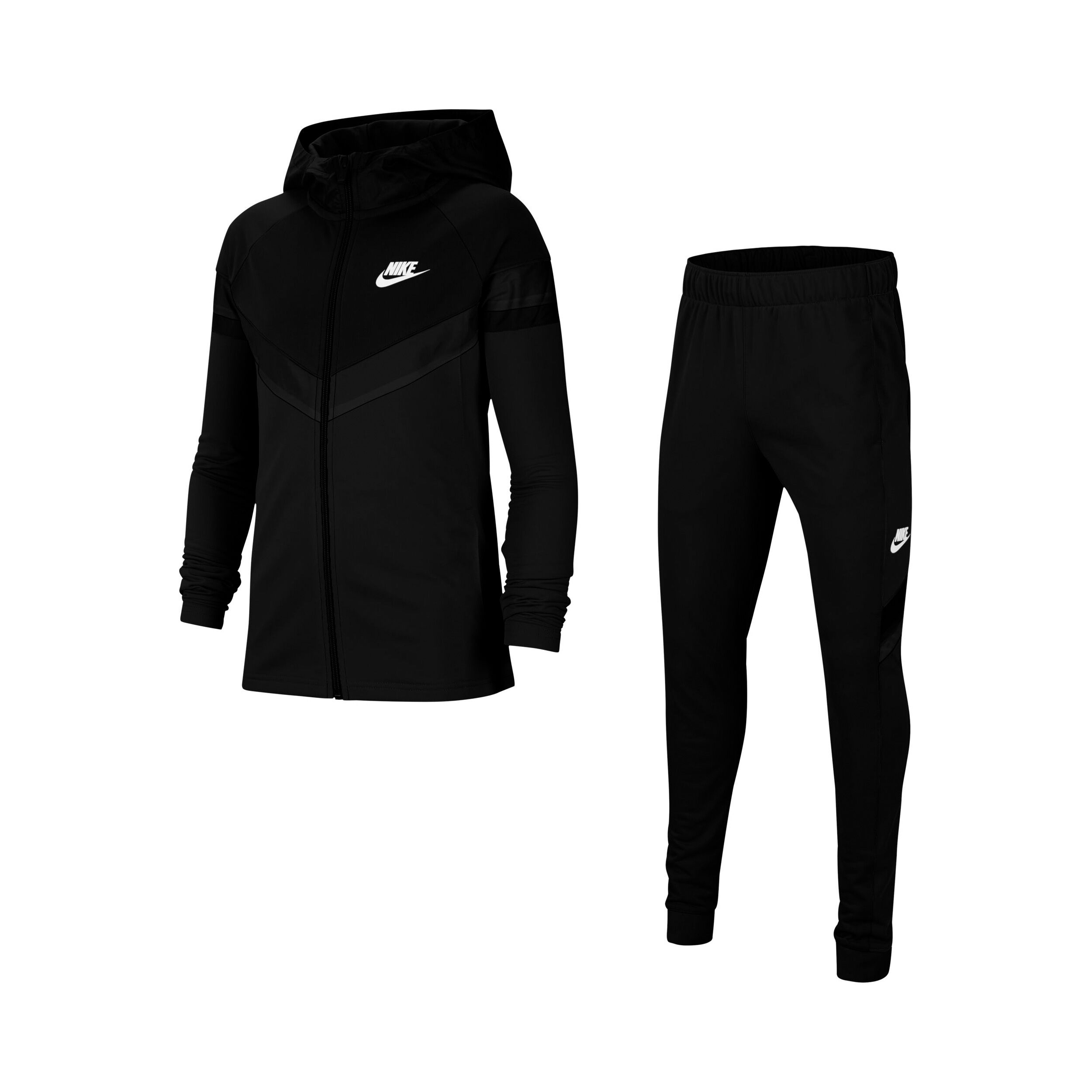 Survetement nike noir et blanc on sale