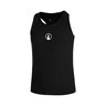 Racerback D&eacute;bardeur Tank Top Filles-Noir,Blanc
