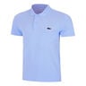 Ribbed Collar Polo Hommes - lilas